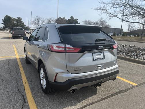Silver 2020 Ford Edge SEL