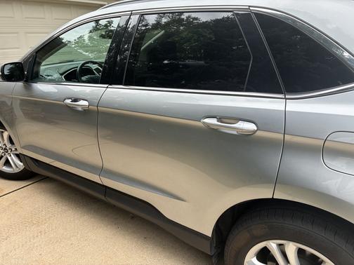 Silver 2020 Ford Edge SEL