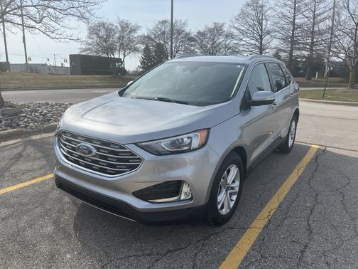 Silver 2020 Ford Edge SEL