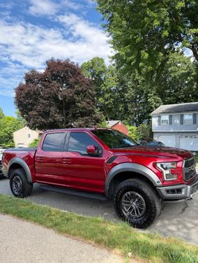 Red 2019 Ford F-150 Raptor