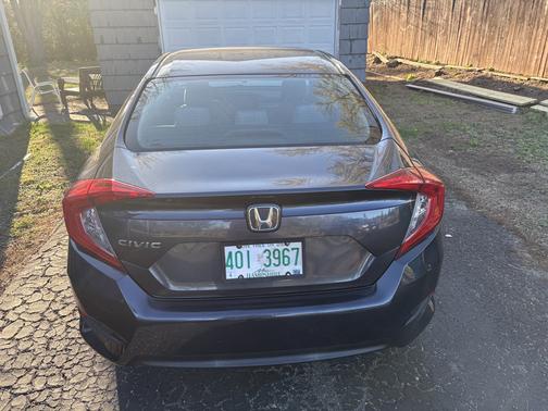 Blue 2016 Honda Civic EX