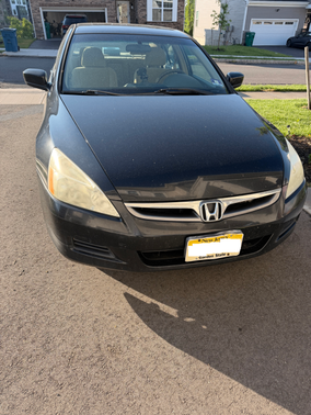 Black 2007 Honda Accord LX