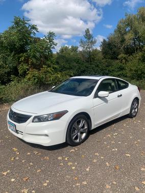 White 2012 Honda Accord EX-L