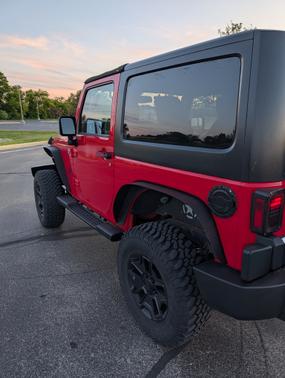 Red 2015 Jeep Wrangler Sport