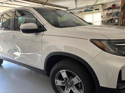 White 2026 Honda Ridgeline RTL