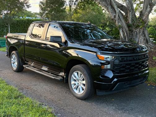 Black 2023 Chevrolet Silverado 1500 Custom