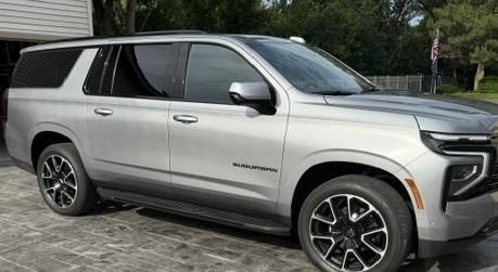 Silver 2025 Chevrolet Suburban RST