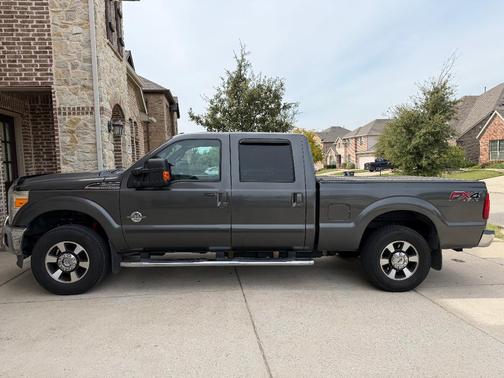 Gray 2016 Ford F-250 Lariat