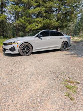 Gray 2023 Kia K5 GT
