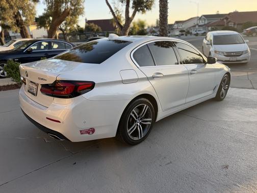 White 2021 BMW 530e Base