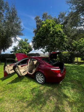 Red 2008 Lexus LS 460 Base