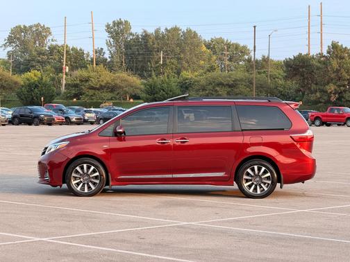 Red 2019 Toyota Sienna Limited Premium