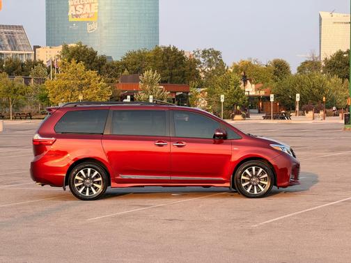 Red 2019 Toyota Sienna Limited Premium