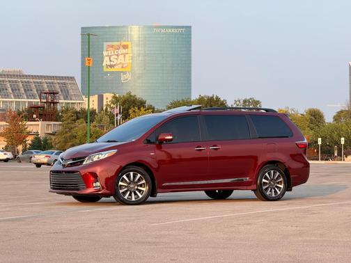 Red 2019 Toyota Sienna Limited Premium