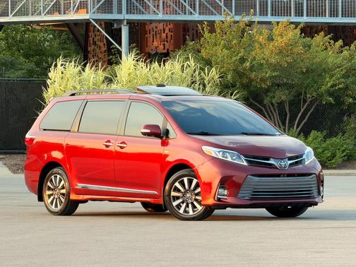 Red 2019 Toyota Sienna Limited Premium