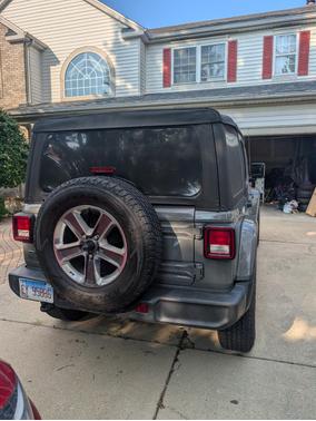 Gray 2021 Jeep Wrangler Unlimited Sahara