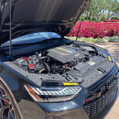 Black 2025 Audi RS 7 performance 4.0