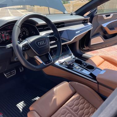 Black 2025 Audi RS 7 performance 4.0