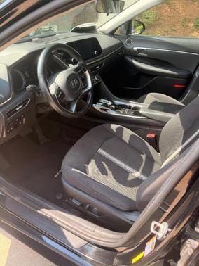 Black 2021 Hyundai SONATA Hybrid SEL