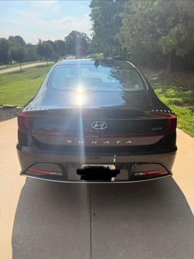 Black 2021 Hyundai SONATA Hybrid SEL