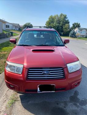 Red 2007 Subaru Forester 2.5 XT Limited