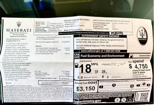 2015 Maserati Quattroporte S Q4