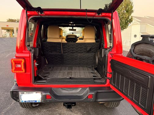 Red 2019 Jeep Wrangler Unlimited Sahara