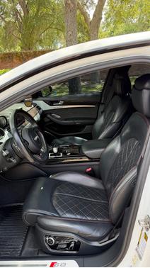 White 2017 Audi S8 4.0T Plus