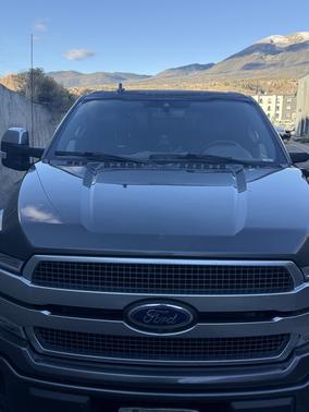 Gray 2018 Ford F-150 Platinum