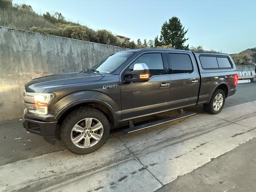 Gray 2018 Ford F-150 Platinum