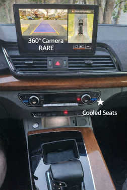 White 2022 Audi Q5 45 S line Premium Plus