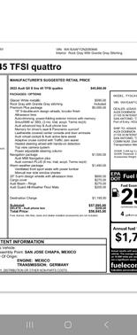 White 2022 Audi Q5 45 S line Premium Plus