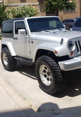 Silver 2010 Jeep Wrangler Sport