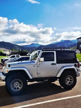 Silver 2010 Jeep Wrangler Sport