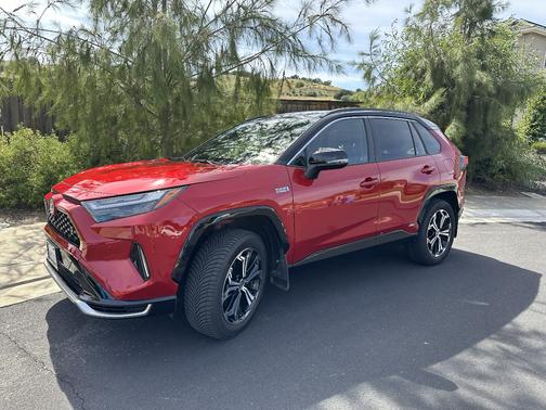 Red 2023 Toyota RAV4 Prime XSE