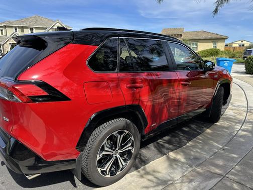 Red 2023 Toyota RAV4 Prime XSE