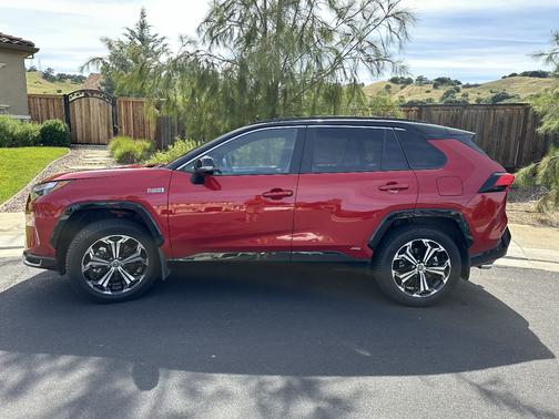 Red 2023 Toyota RAV4 Prime XSE