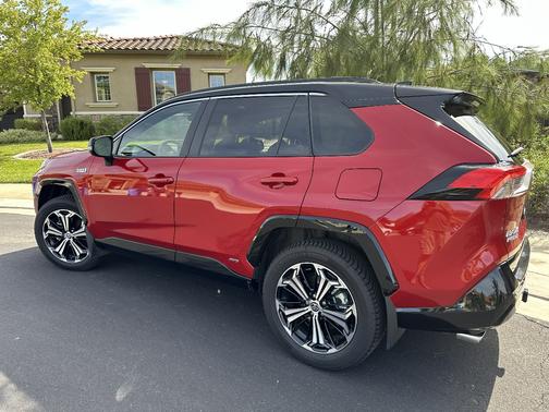Red 2023 Toyota RAV4 Prime XSE