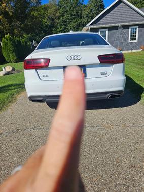 White 2018 Audi A6 3.0t Sport