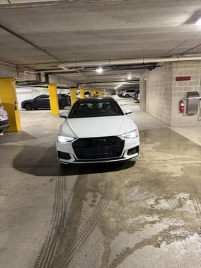 White 2022 Audi A6 55 Premium Plus