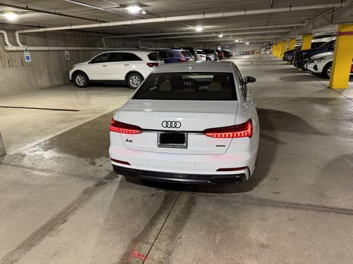 White 2022 Audi A6 55 Premium Plus