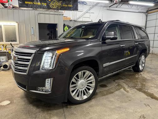 Gray 2016 Cadillac Escalade ESV Platinum