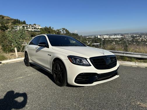 White 2020 Mercedes-Benz AMG S 63 4MATIC