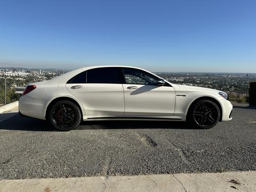White 2020 Mercedes-Benz AMG S 63 4MATIC
