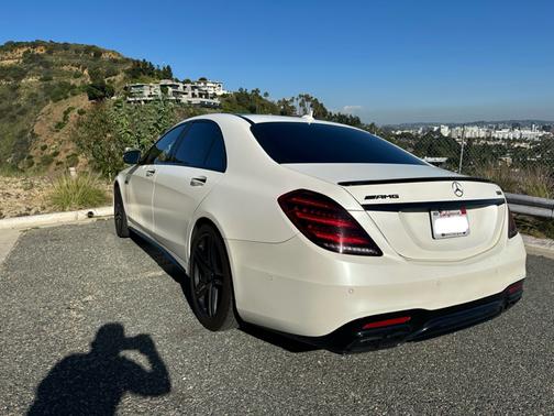 White 2020 Mercedes-Benz AMG S 63 4MATIC