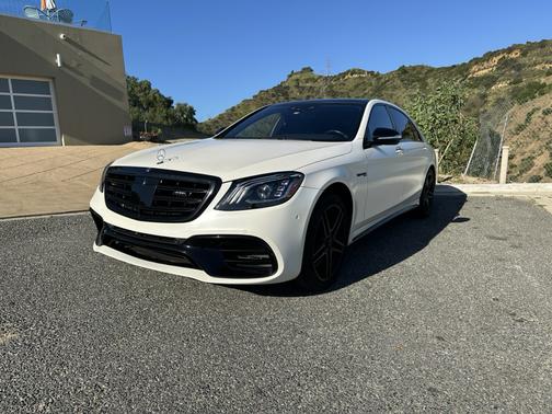 White 2020 Mercedes-Benz AMG S 63 4MATIC