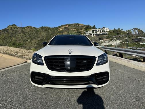 White 2020 Mercedes-Benz AMG S 63 4MATIC