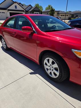 Red 2010 Toyota Camry LE