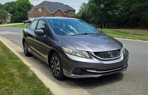 Gray 2015 Honda Civic LX