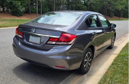 Gray 2015 Honda Civic LX